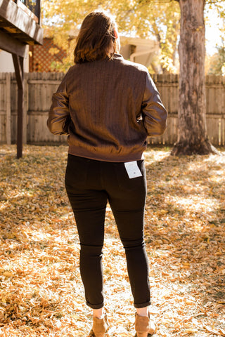 Wool Bomber Jacket-Outerwear-Easel-Stella Violet Boutique in Arvada, Colorado