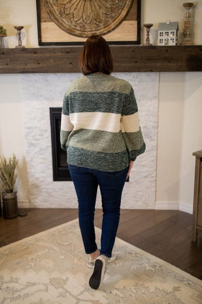 Z Wide Stripe Sweater-Shirts & Tops-Zenana-Stella Violet Boutique in Arvada, Colorado