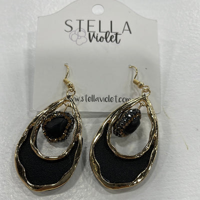 Southern Charm Leather Teardrop Dangle Earrings-Stella Violet-Stella Violet Boutique in Arvada, Colorado